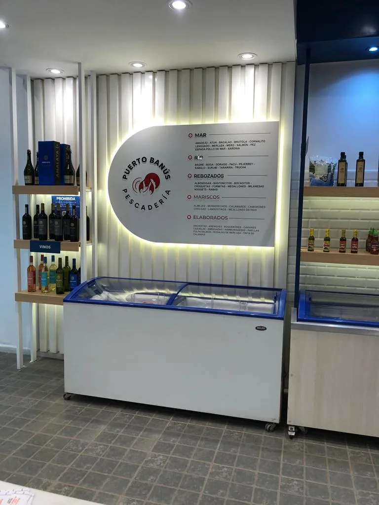Detalles del local de Puerto Banús